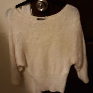Bebe white sweater